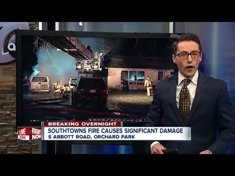 Fire rips though Orchard Park home causing significant damage