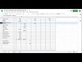 8 column worksheet tutorial