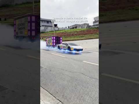Carro voador do Elon Musk REBAIXADO 😂