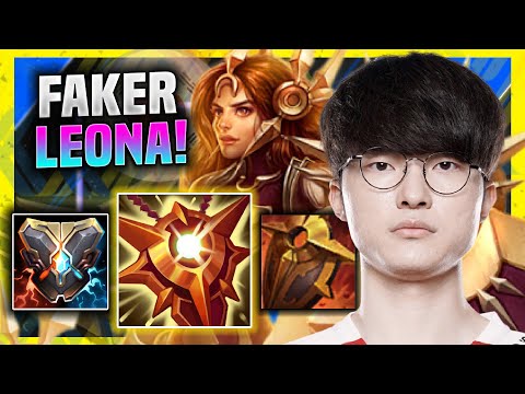 LEARN HOW TO PLAY LEONA SUPPORT LIKE A PRO! - T1 Faker Plays Leona SUPPORT vs Seraphine! |