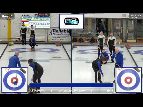 Warren Cross vs. Jodi Vaughan - TIEBREAKER - Curling Alberta Mixed Provincial Championship