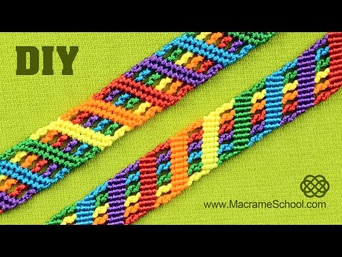 Heart Friendship Bracelet for Valentines Day DIY Tutorial