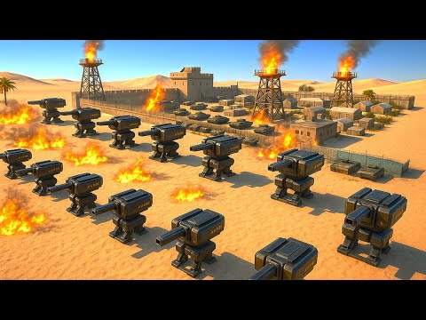 A HORDE of 4,000,000 Khorne & Zombies Attacks a US Military Base! ULTIMATE EPIC BATTLE SIMULATOR 2