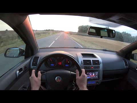 POV 2 VW Polo 9N3 GTI Cup Edition Walkaround Exhaust Sound 1.8T 180HP stock manual 20V