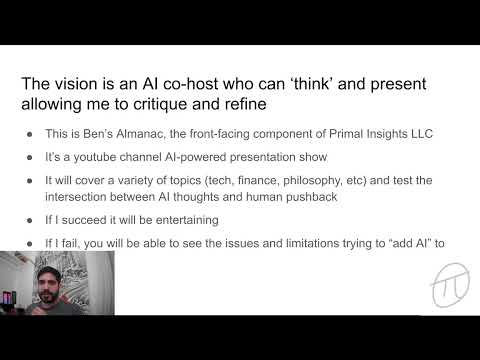 Devlog 001 — Building the AI Presentation Show | Ben’s Almanac