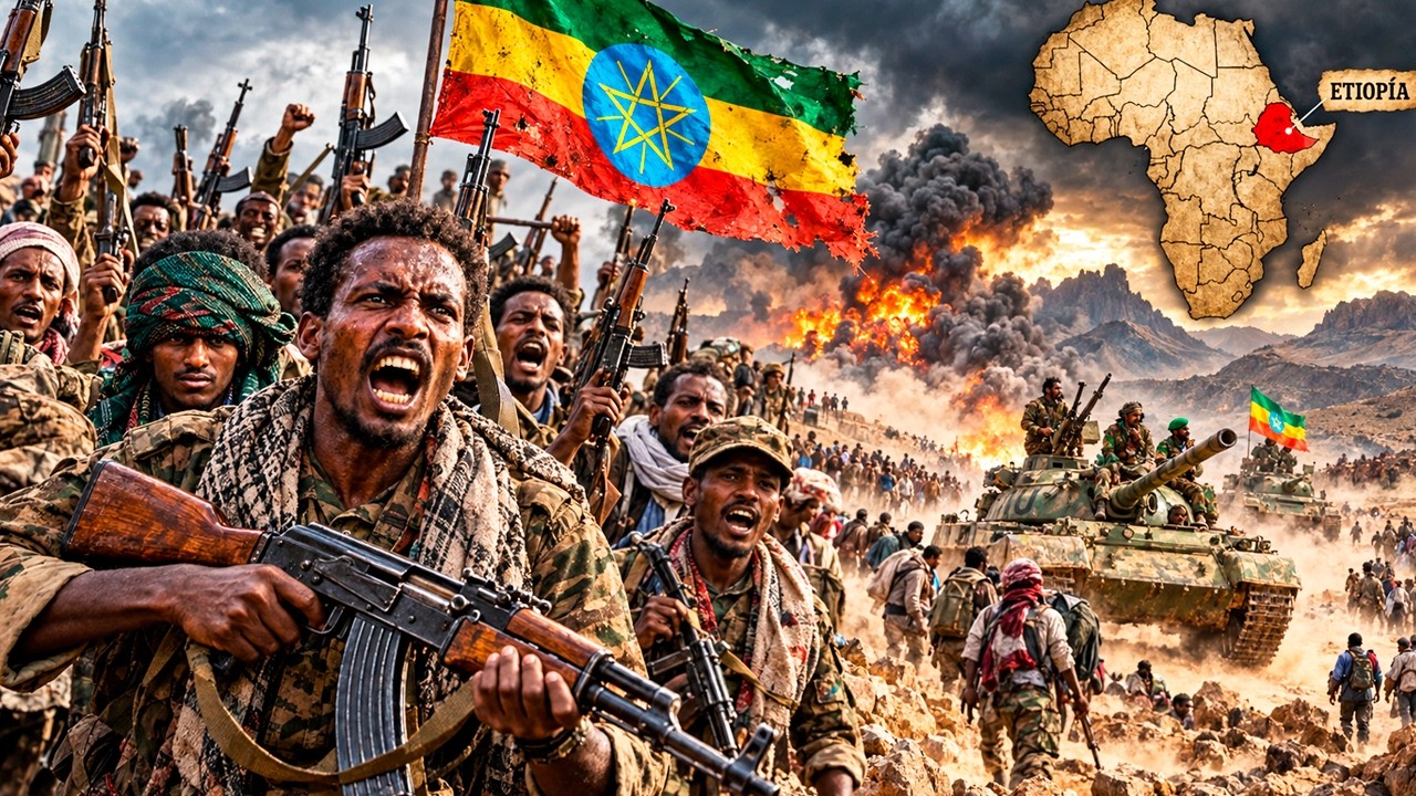 ⚠️🇪🇹 ETIOPÍA VUELVE A LA GUERRA🔥EL CONFLICTO AFRICANO QUE EL MUNDO IGNORA...