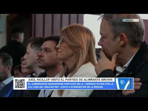 AXEL KICILLOF VISITÓ EL PARTIDO DE ALMIRANTE BROWN
