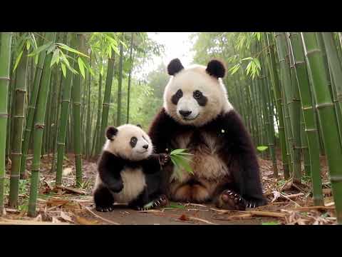 The panda baby received bamboo leaves for Father’s Day. What about you?