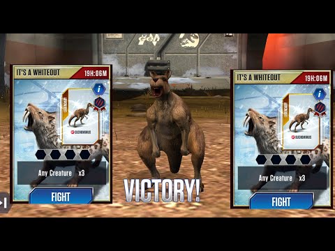 PROCOPTODON BATTLE CENOZOIC II Jurassic World The Game II Dinosaurs Game