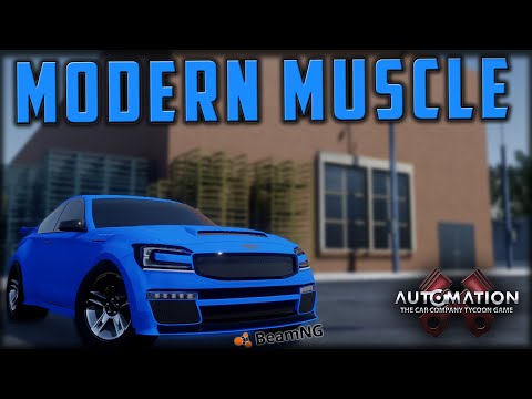 Building A V8 Muscle Car!! Automation - BeamNG