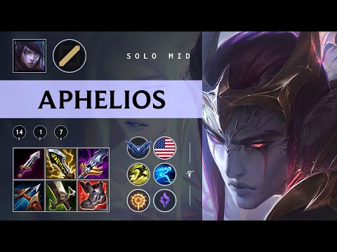 Aphelios Mid vs Diana - NA Diamond Patch 25.24