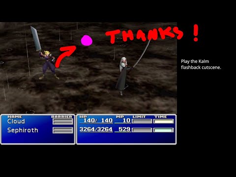 FF7 Smuggling the Pre-Emptive materia + setup (part 1/2)