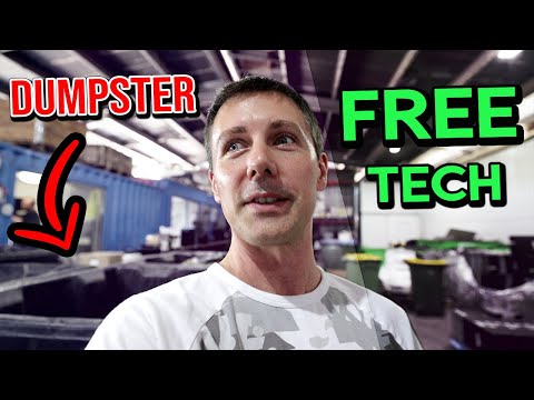 $0 for Enthusiast Tech!? DUMPSTER DIVING!