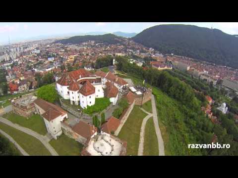 Cetatea Brasov   filmare aeriana