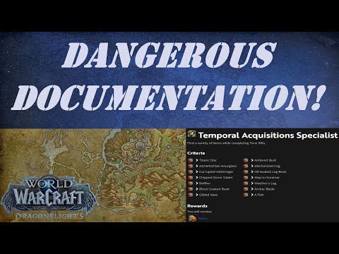 Dangerous Documentation! Wow Quest
