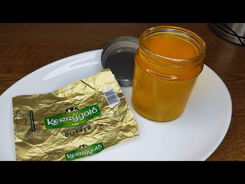 How to make Desi ghee in Germany|homemade Desi ghee|Making Desi ghee form butter|Desi ghee