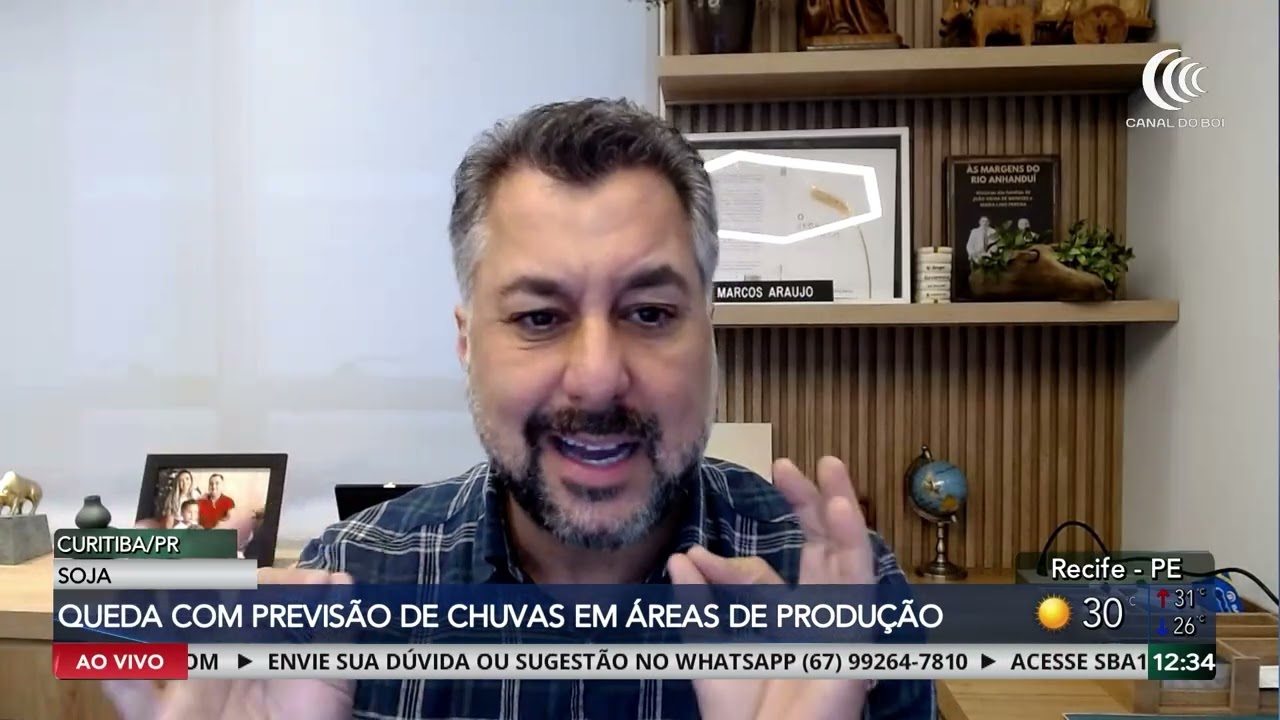 Soja recua em Chicago com ajustes técnicos e atenção ao clima nos EUA