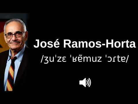 🇹🇱 How to pronounce José Ramos Horta (CORRECTLY!)
