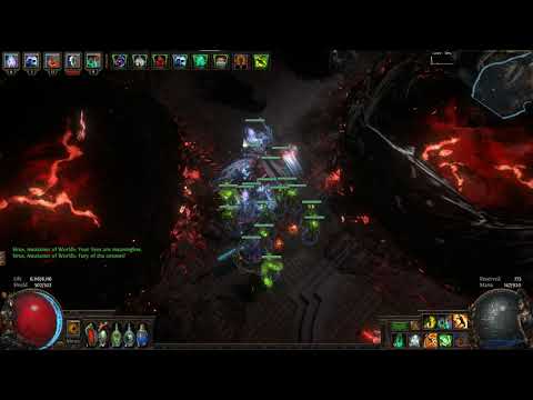 [3.11] Path of Exile - Harvest League | Sirus Kill deathless Baron Zombie Necromancer