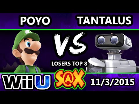 S@X 122 - VGBC | Tantalus (R.O.B.) Vs. Poyo (Luigi) SSB4 Losers Top 8 - Smash Wii U - Smash 4