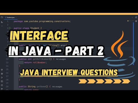 Interfaces In Java Java Interview Questions Part 2