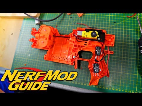 How to Make FULL AUTO STRYFE - NERF XSW Kit Mod Guide