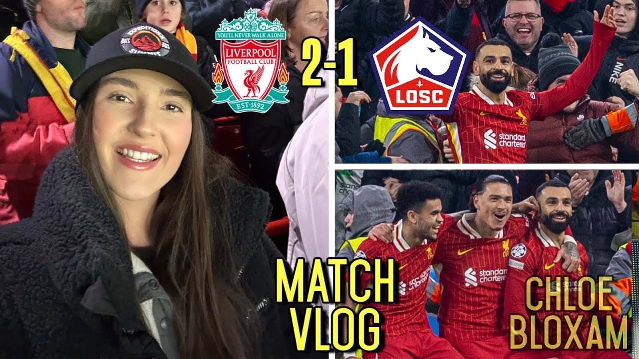 Mo Salah Scores His 50th European Goal For LFC! | Liverpool 2-1 LOSC Lille | Match Vlog