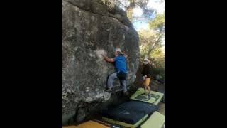 Video thumbnail de Problem 2 (Albagés - El Turonet), 7a. El Cogul