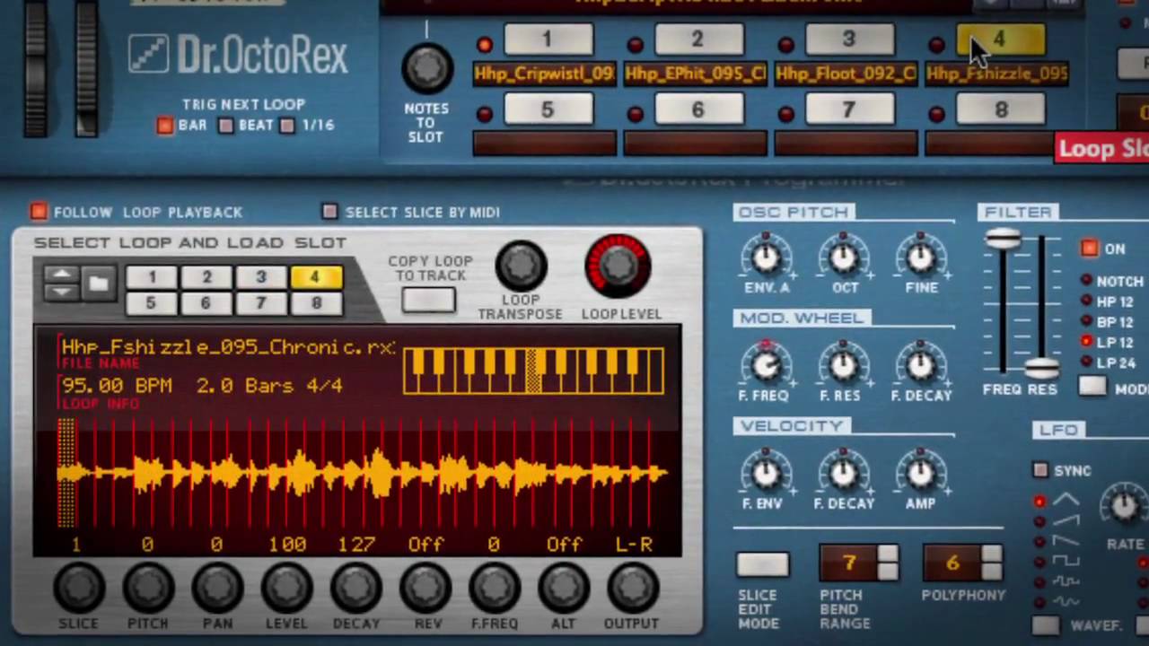 Reason 5 Record 1.5 - Dr. Octo Rex Loop Player - YouTube