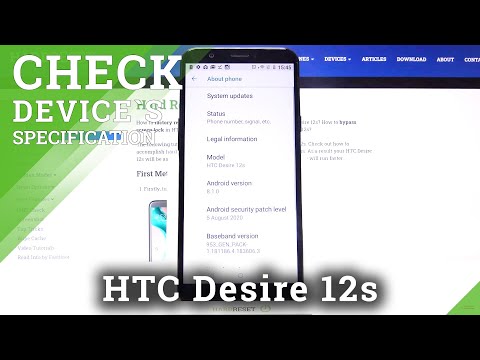 How to Check Device Specifications in HTC Desire 12s – Locate Smartphone Info