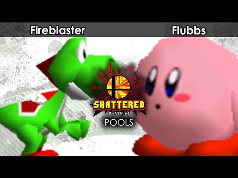 Smash 64: Fireblaster (Yoshi) V Flubbs (Kirby) - Shattered 122 Tournament SSB64Fir