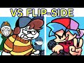 Friday Night Funkin' VS FLIP-SIDE Full Week + Cutscenes (FNF Mod/Hard) Spooky Month Roy/Stalker Girl