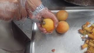 preview picture of video 'Peach fruit drying'