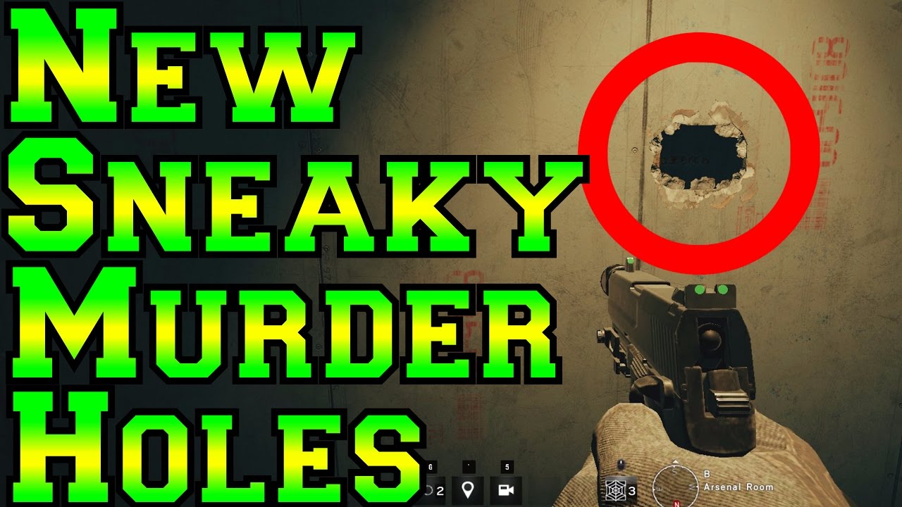 New Sneaky Murder Holes - Rainbow Six Siege - YouTube