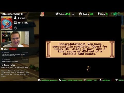 Quest for Glory III: Wages of War game ending - Adventure Quest #102