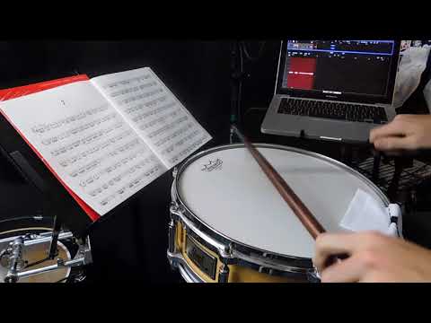 Advanced Snare Drum Studies Etude 2 92bpm Mitchell Peters