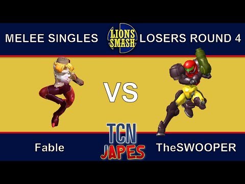 TCNJapes 3 SSBM Singles - Fable (Sheik) vs. TheSWOOPER (Samus) - Losers Round 4
