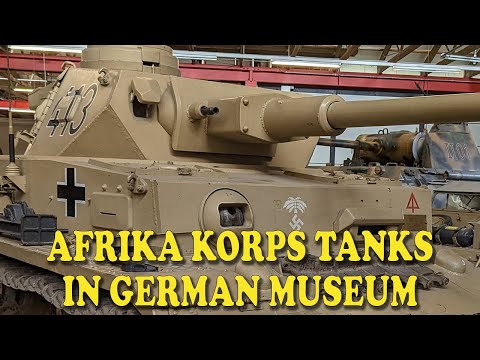 Afrika Korps tanks in German Panzermuseum