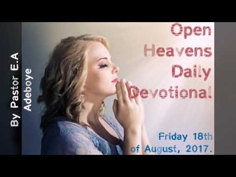The Crown of righteousness - Open Heavens 18 August 2017: Friday daily devotional by Pastor E. A. Ad