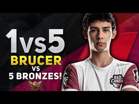 1vs5 BRUCER vs 5 BRONZES!