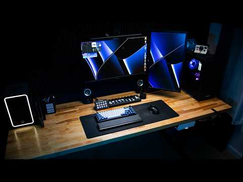 Most PRACTICAL Mac & PC Hybrid Desk Setup For 2025