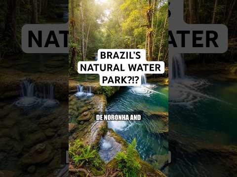 Brazil's Secret Natural Water Park (Nobody Knows About This) #Shorts