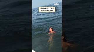 She wanted to try an old cheerleading stunt