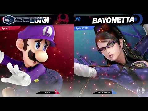 Spooky S@PS Ultimate Singles - BrockoliandPeas(Bayonetta/Ganondorf) vs Spoof(Luigi) Winners Semis