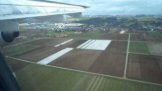 preview picture of video 'Lufthansa Avro RJ85 Landing at Stuttgart'