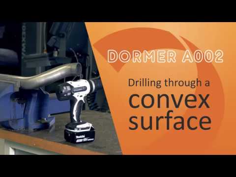 Dormer A002 - drilling a convex surface