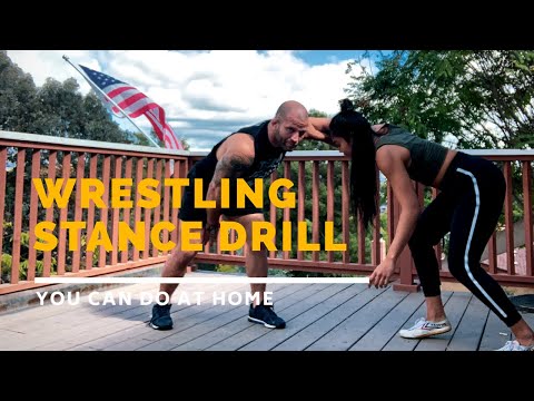 Wrestling stance and footwork drills for home (2020)