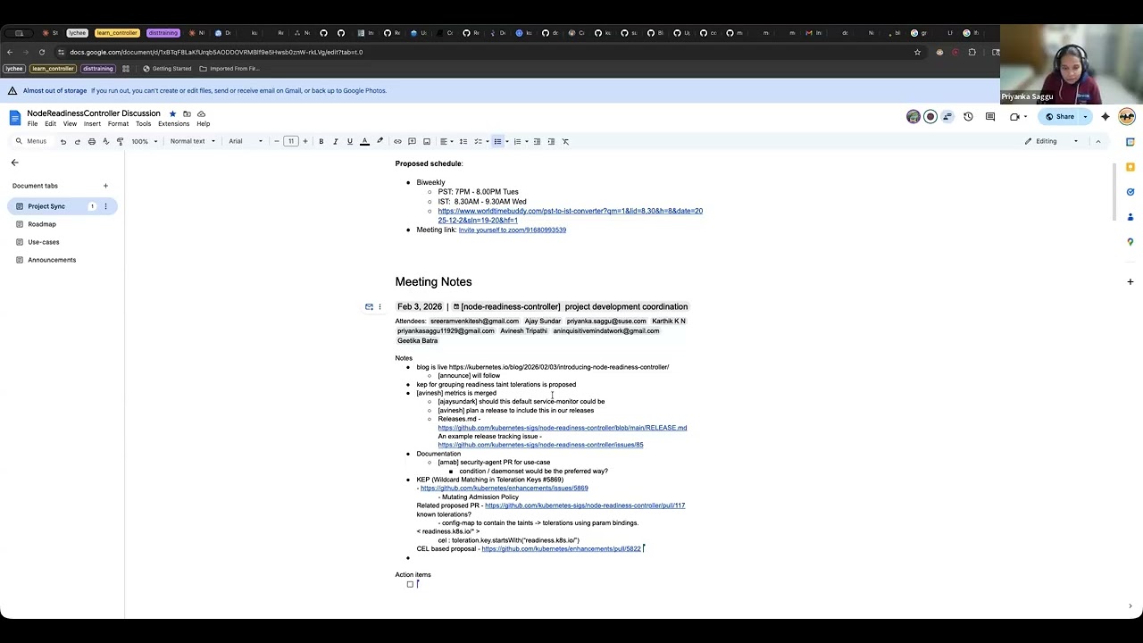 SIG Node Meeting for 2026-02-04