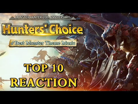 Hunters' Choice: Top 10 Monster Themes - Reaction [Stream] German