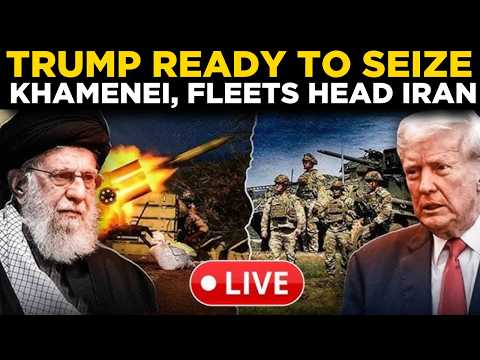 US Iran War LIVE | US Military Build-Up Near Iran Sparks Khamenei Arrest Rumors | TRUMP NEWS